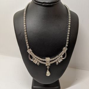 Vintage imported crystal necklace circa 1950